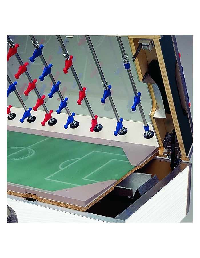 OLYMPIC OUTDOOR Il calciobalilla per l'esterno con vetro superiore, per incassi garantiti