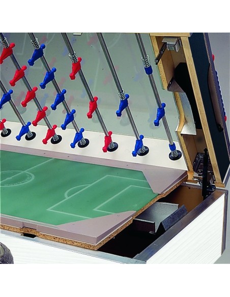 OLYMPIC OUTDOOR Il calciobalilla per l'esterno con vetro superiore, per incassi garantiti