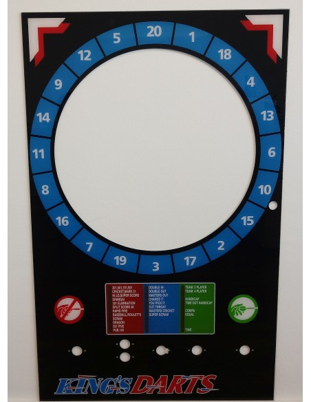 Plexiglass Porta Superiore King Darts